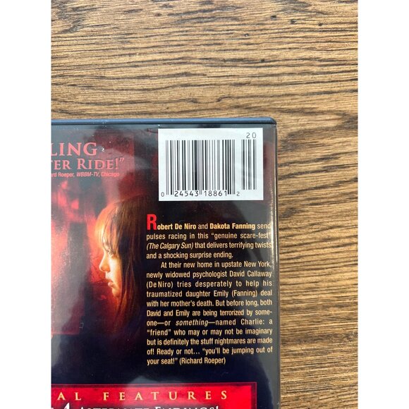 Hide And Seek 2005 DVD Action Thriller Robert De Niro Dakota Fanning Pre-Owned - Picture 4 of 4